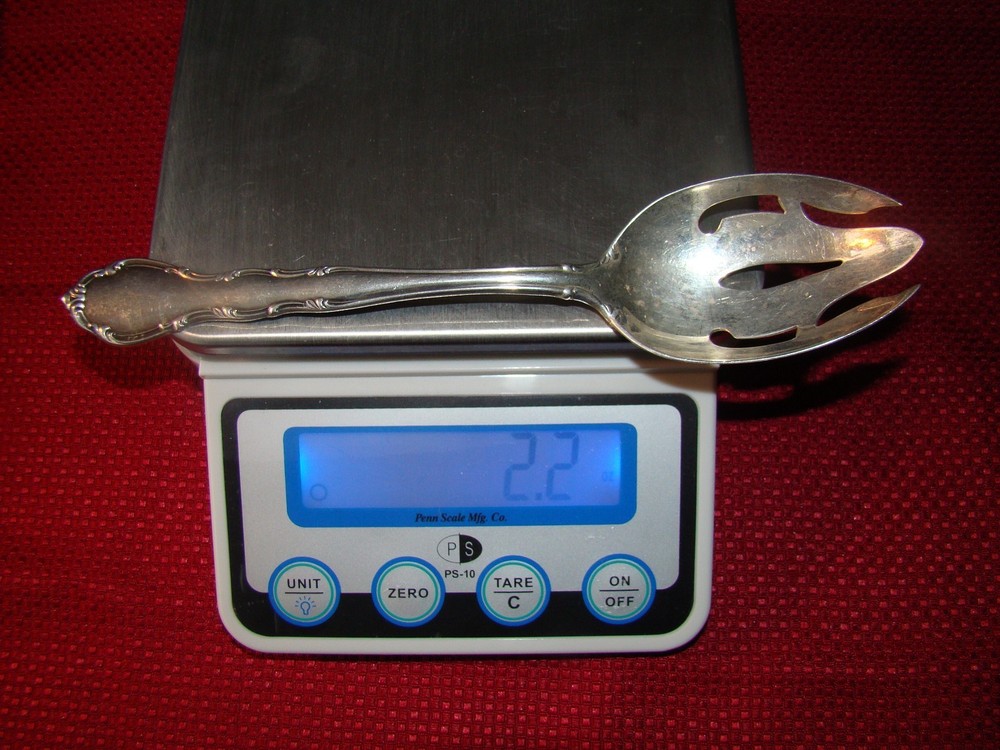 GORHAM STERLING SILVER ANDANTE PIERCED TABLESPOON NO MONOGRAM
