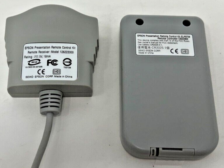 Epson ELPST09 Presentation Remote Control Kit & Receiver