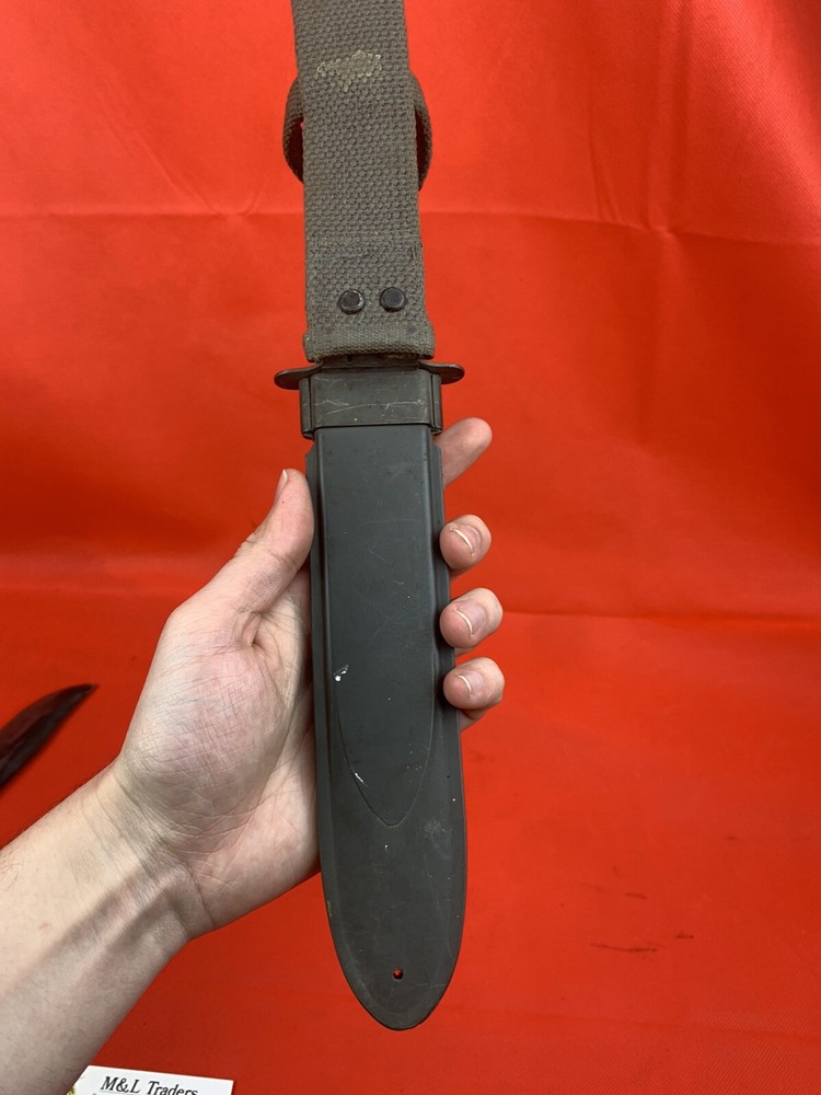 Original WW2 USN MK2 Fighting Knife NAMED Marked Research Nice