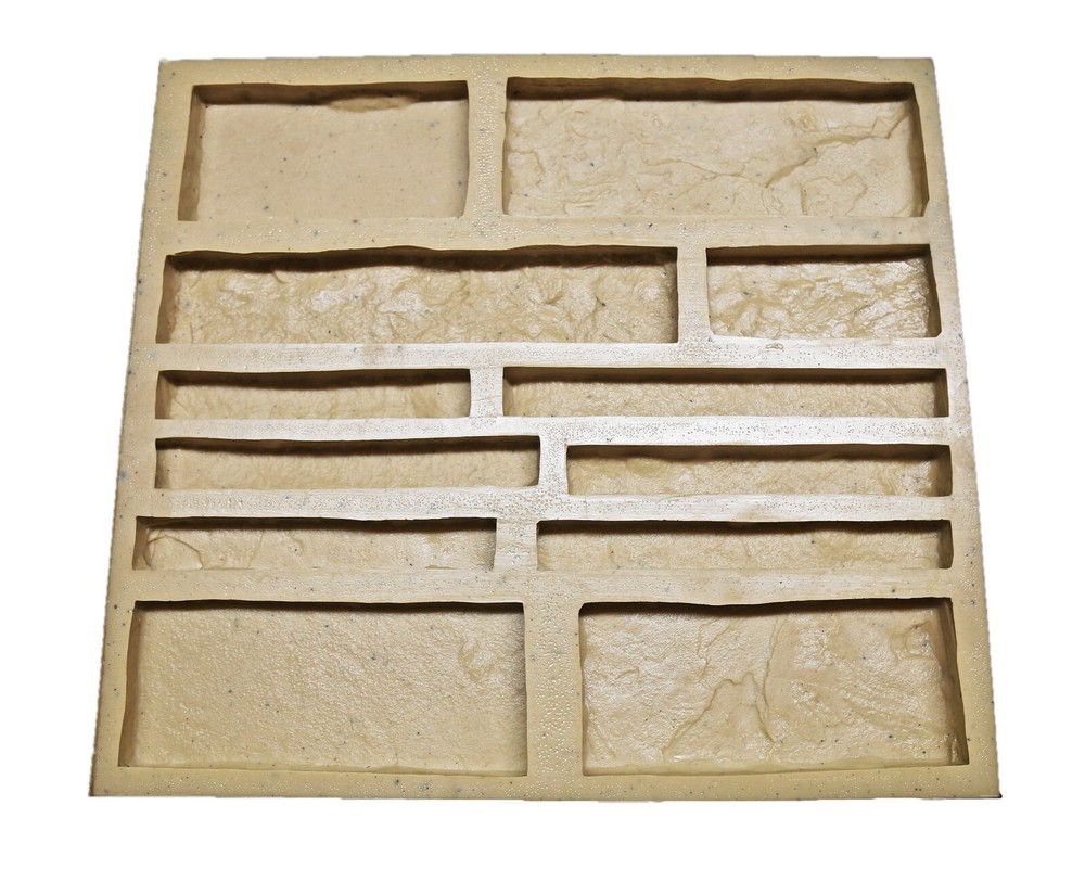 Rubber Mold for Concrete or Plaster, EZ Stack Flats