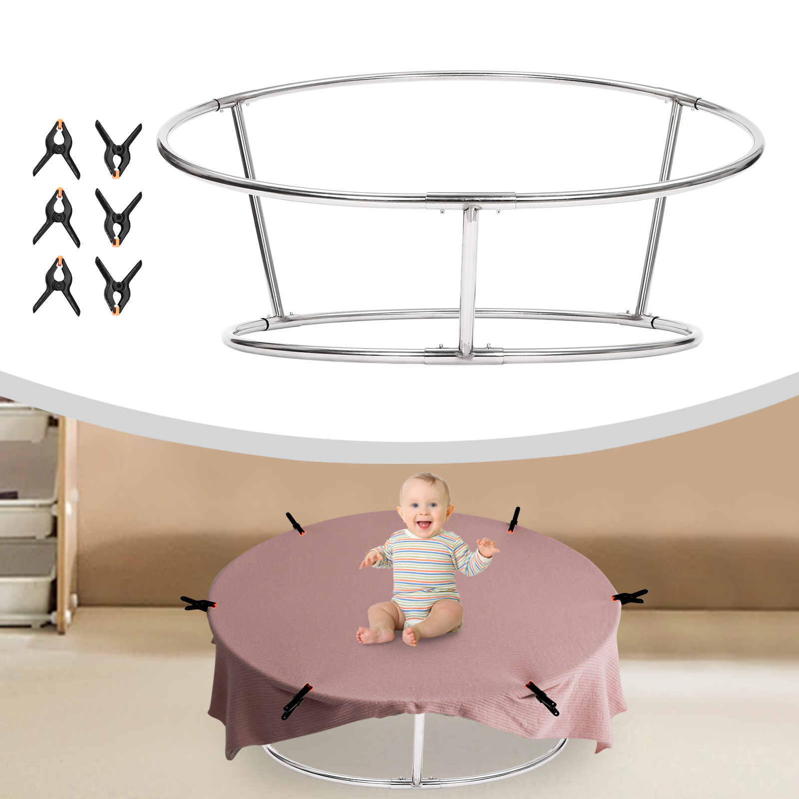 Newborn Photography Props Baby Steel Photo Props Stand DIY Newborn Photograph