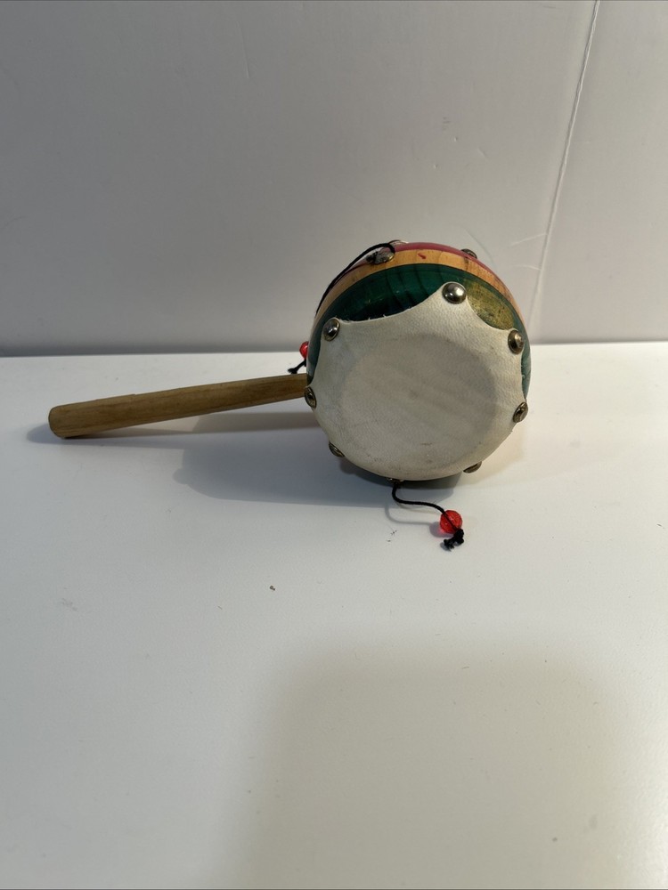 VINTAGE MEXICAN MADE MONKEY DRUM MUSICAL INSTRUMENT