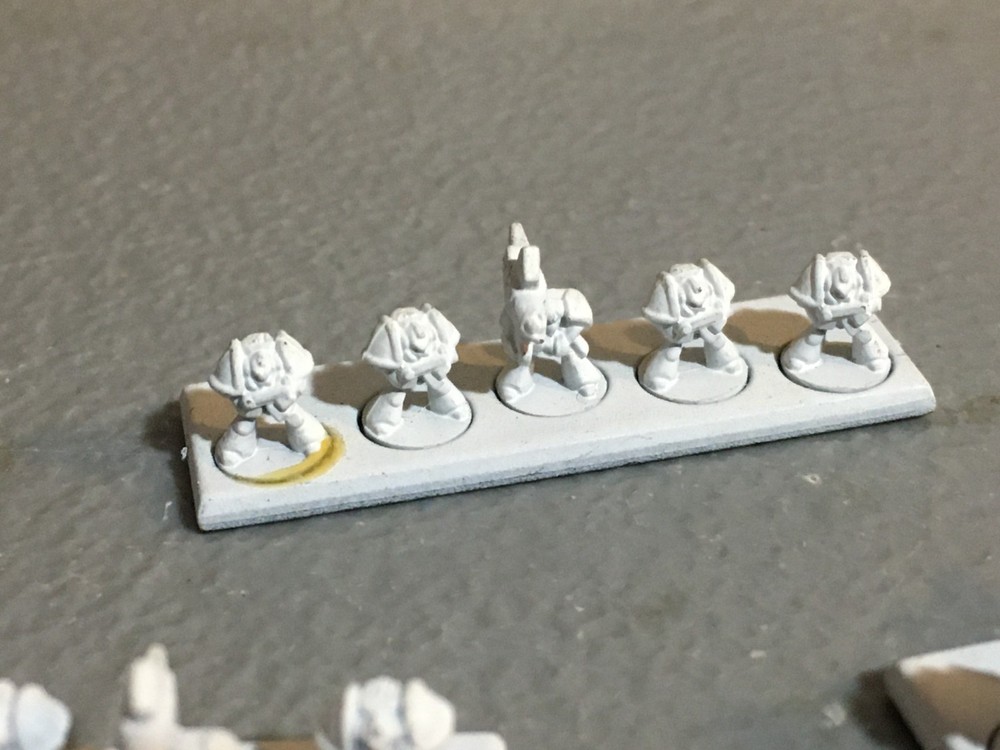 A27592 EPIC WARHAMMER 40K SPACE MARINES DEVASTATORS 10 STANDS GW
