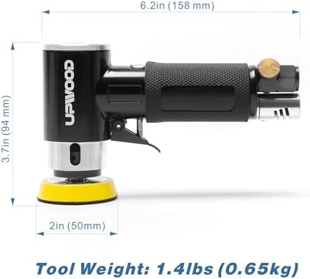 Mini orbital air sander pneumatic sanding kit