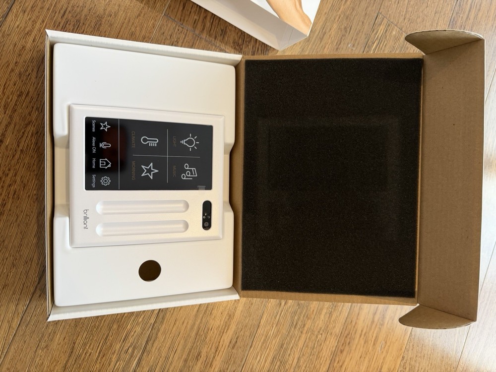 Brilliant Smart Home Control 2 2-Switch Panel Wi-Fi Apple HomeKit Alexa Google