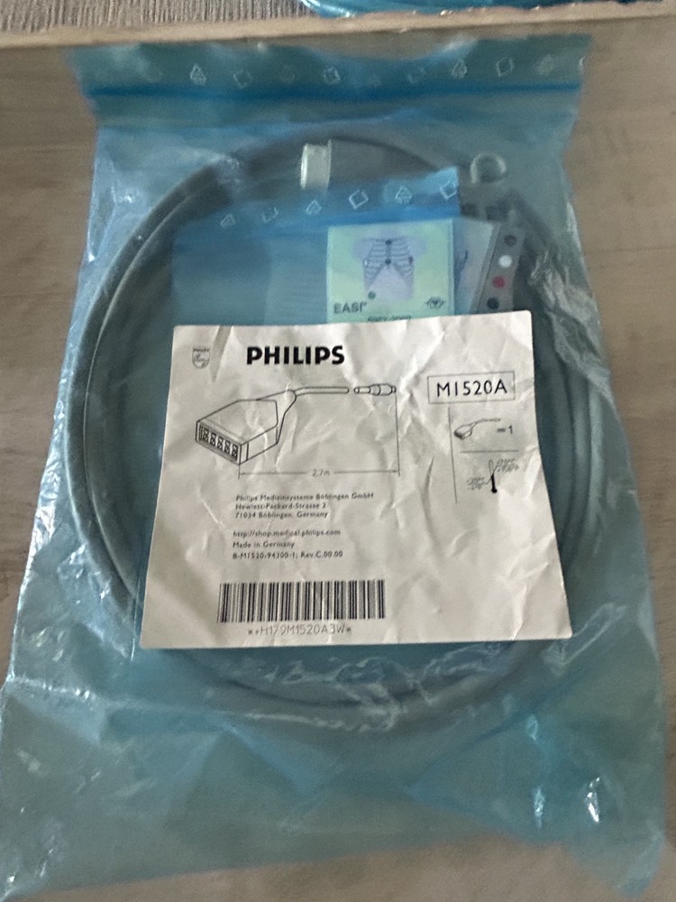 Philips M1520A ECG Trunk 5 Lead NEW OEM