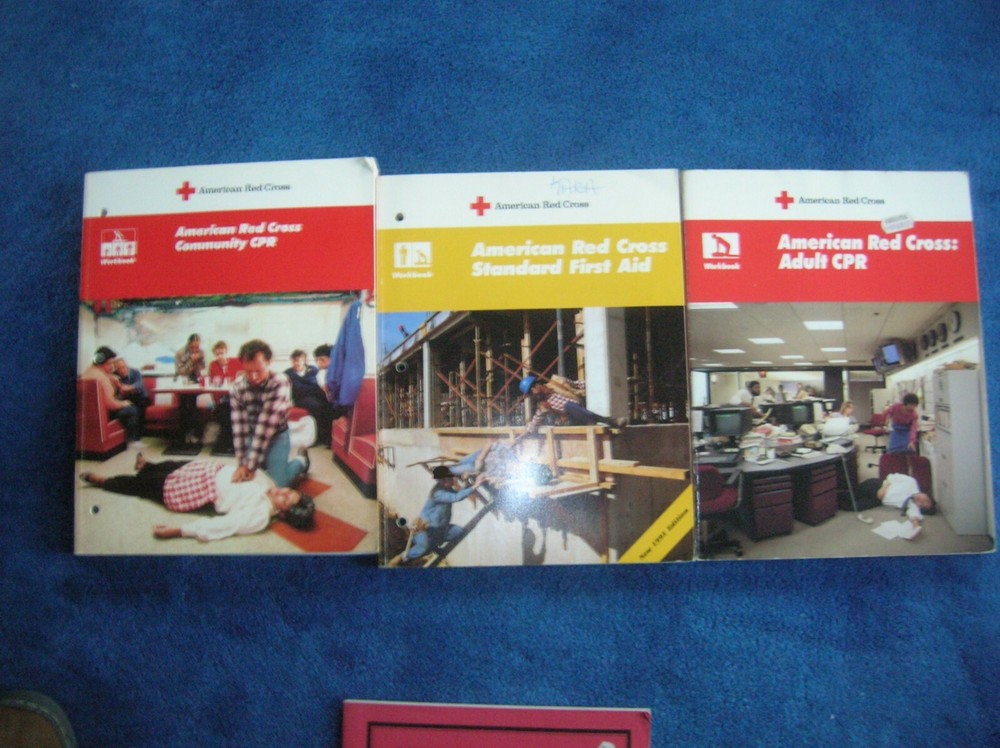 SIX (6) FIRST AID BOOKS & MANUALS