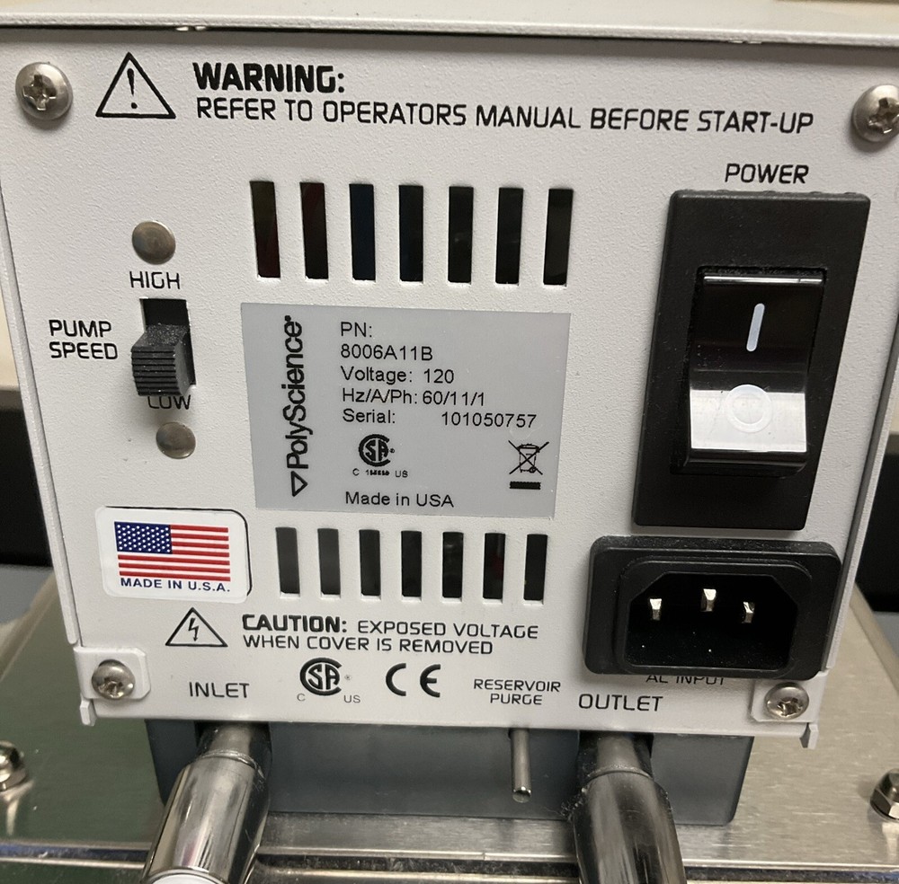 PolyScience Heated Circulating Bath 8006A11B | No Power Supply