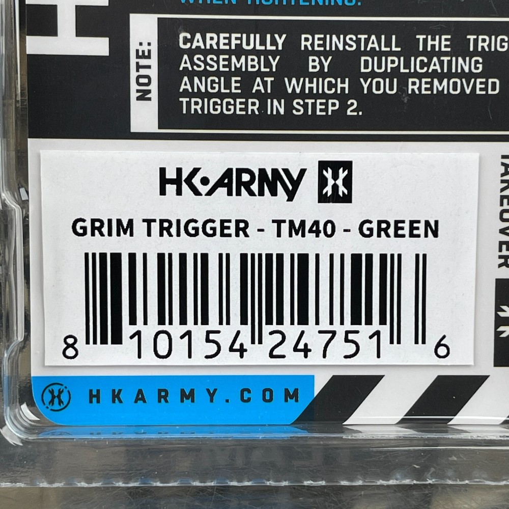 NEW HK Army Luxe TM40 Grim Death Blade Trigger - Green