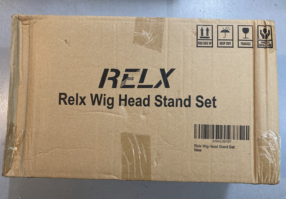 Relx Reinforced Adjustable Wig Stand with Mannequin Head