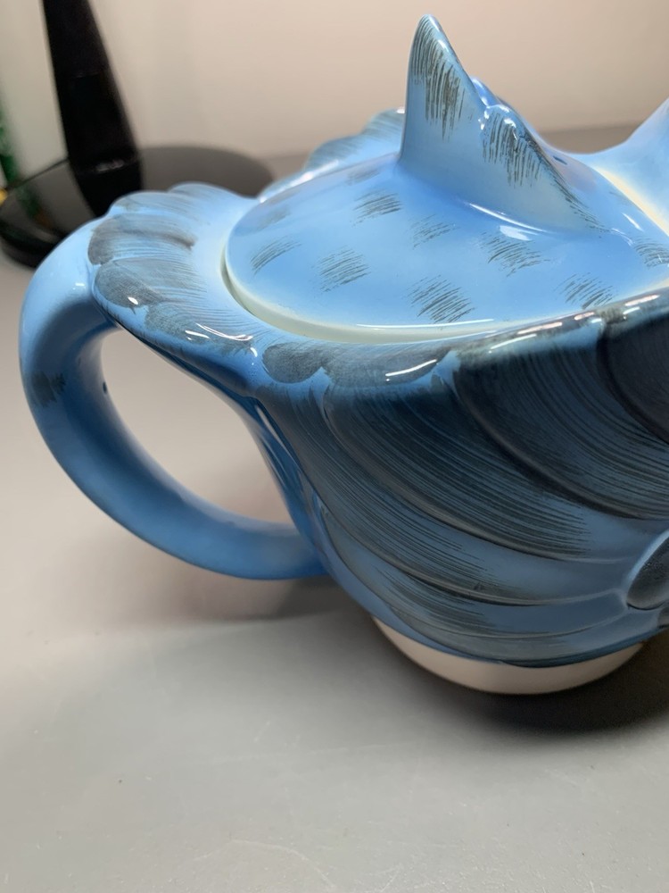 Lefton Anthropomorphic Bluebird Teapot Rare Vintage