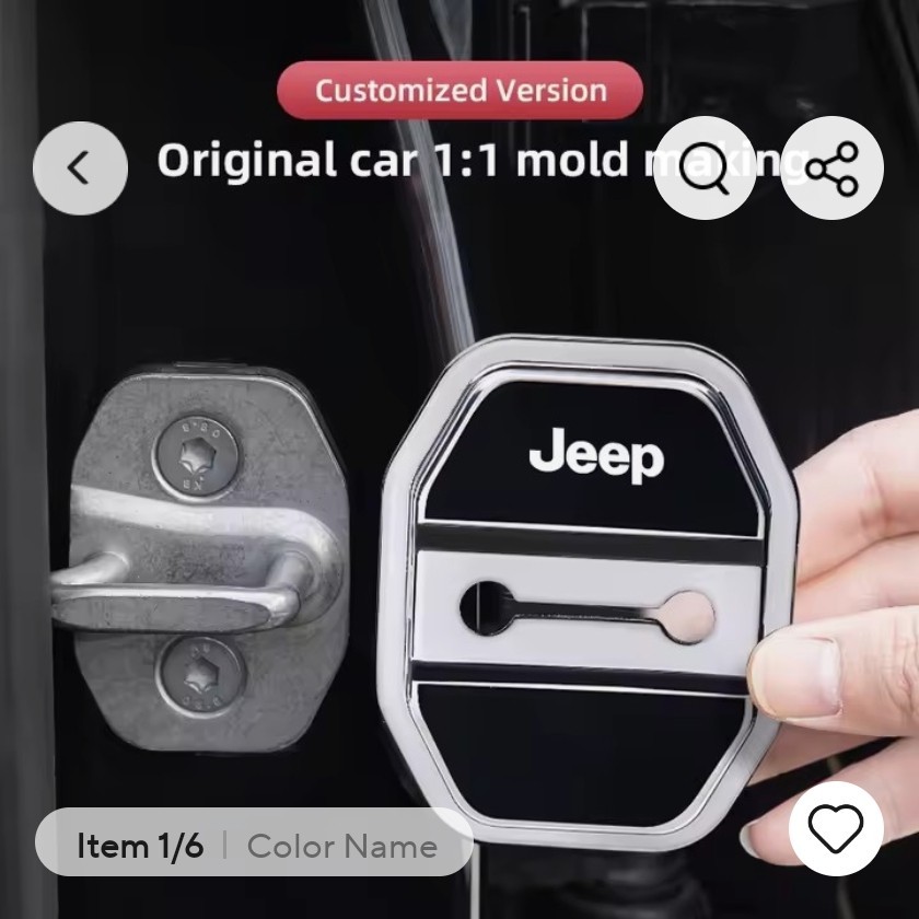 4 x  Jeep Door Lock Cover