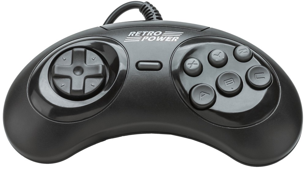 Sega Genesis USB Controller (4-player pack) with 10' USB Extension Cables