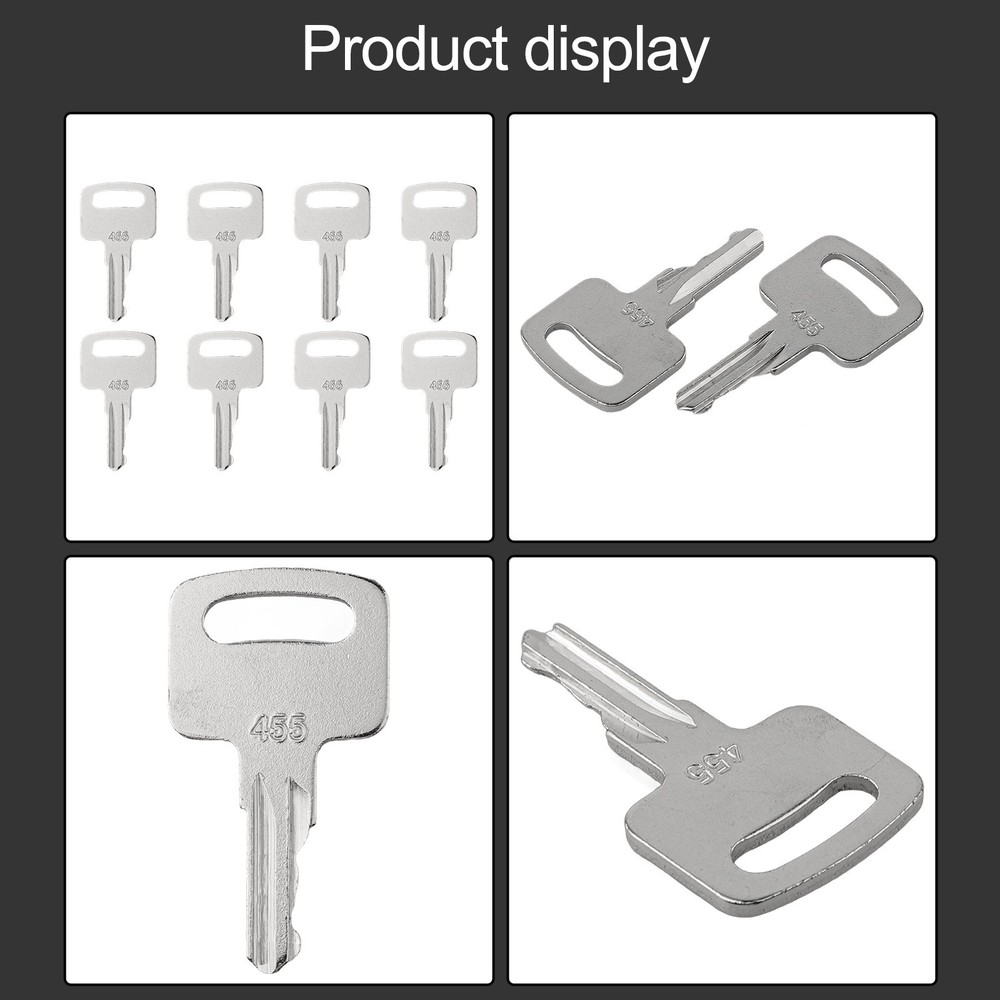 8 Common Ignition Keys Suitable For Heavy Construction Machinery Equipment
