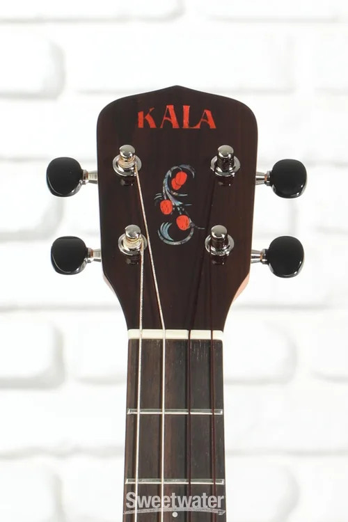 Kala Metropolitan Deluxe Mango Baritone Ukulele - Black Night