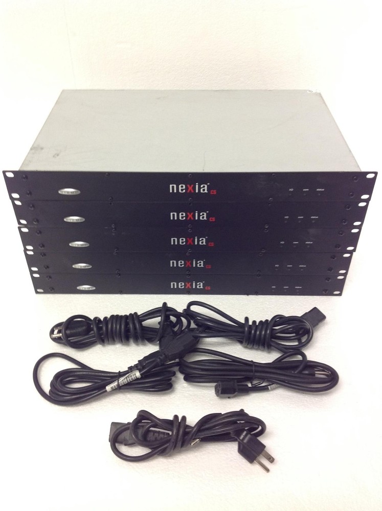 Biamp Systems Nexia TC DSP Audio Conferencing Processor w/ Rack Ears WORKING