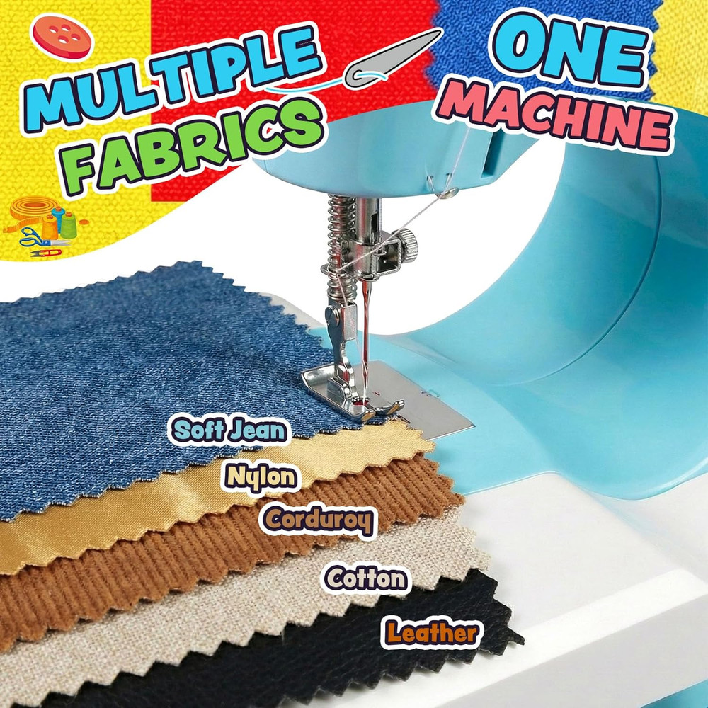 Sewing Machine - 2 Speed Electric Mini Sewing Machine for Beginner, Small Sewing