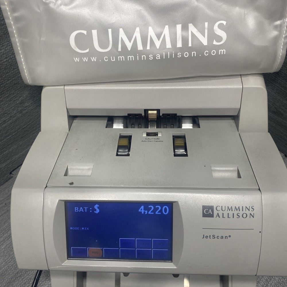Cummins Allison JetScan 4068 ES Bill Counter Working