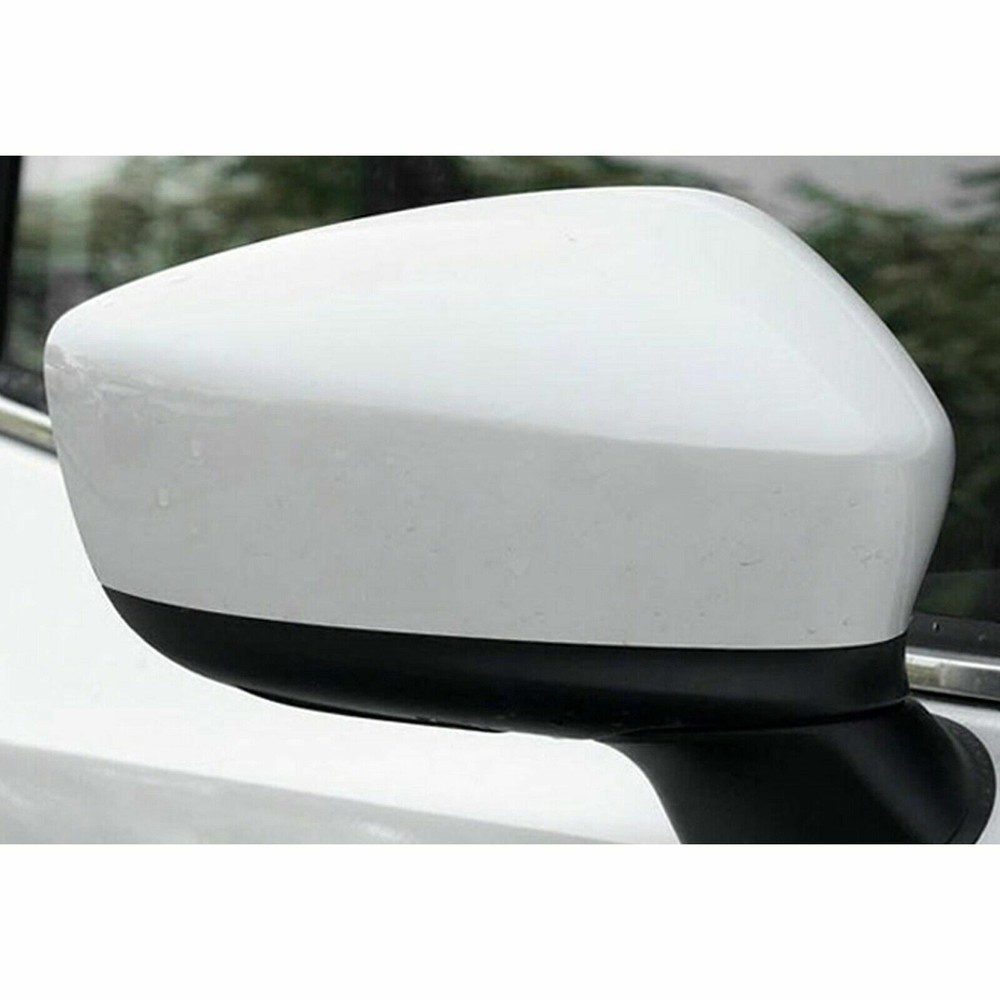 For 2014-2016 Mazda 3 White Right Passenger Side Mirror Cap Cover Replacement PT