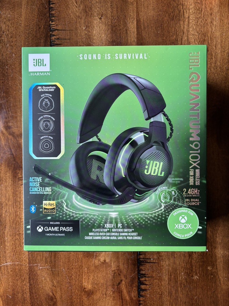 JBL Quantum 910X Wireless Bluetooth Over-ear Gaming Headset  XBOX PlayStation