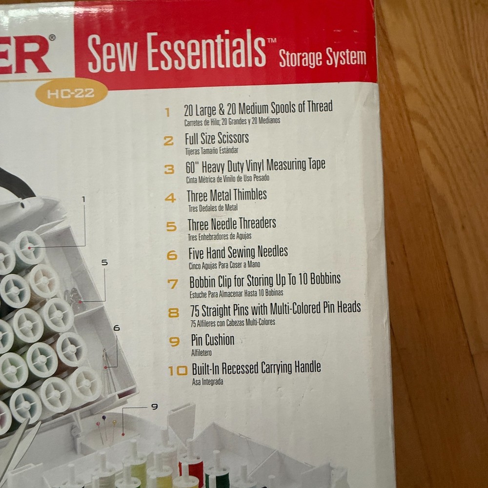 NEW Singer Sew Essentials Storage System Full With Extras