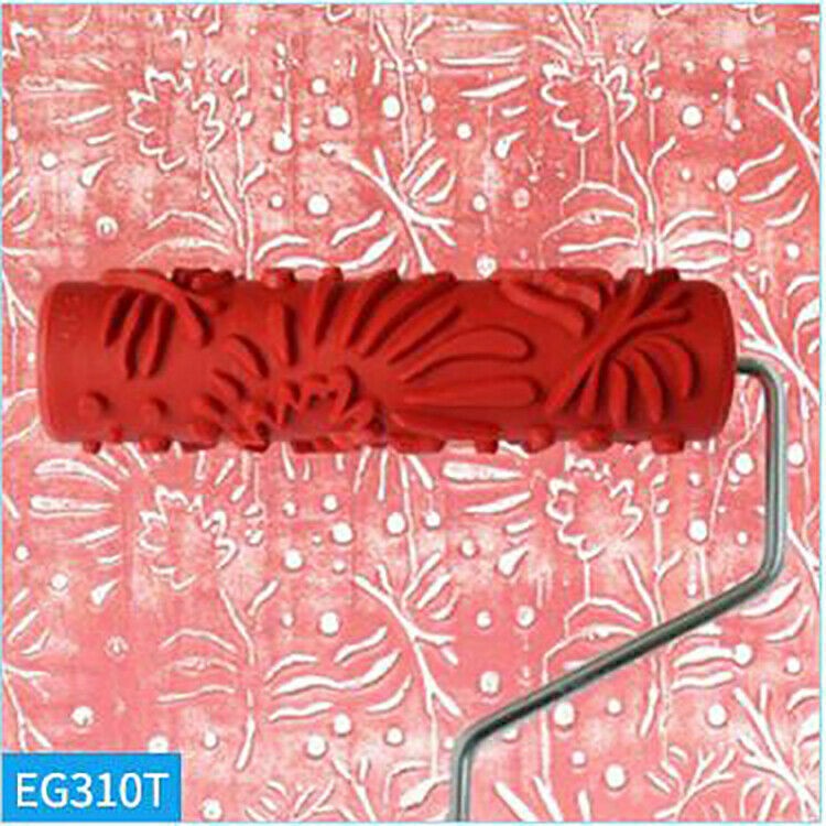Art Paint Embossed Paint Roller Liquid Wallpaper Rubber Embossing Mold Set