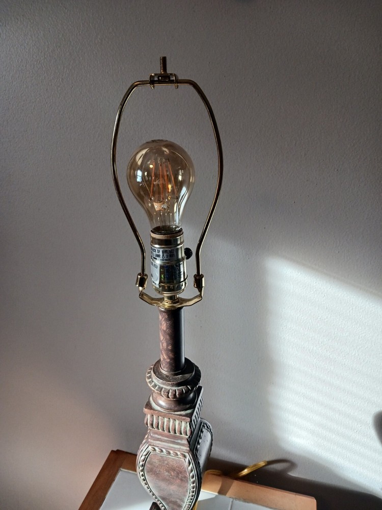 Vintage Berman Footed Table Lamp. 20" height.