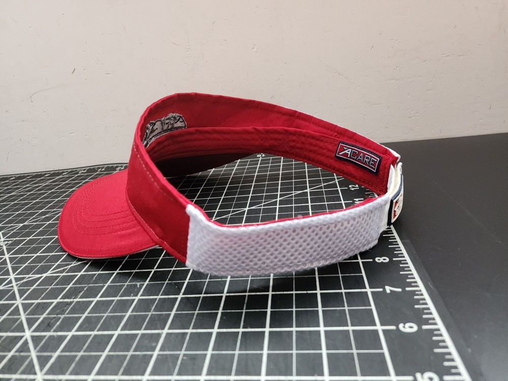 Ala Wai Golf Course Hawaii VISOR Ahead Extreme Red Osfa Adjustable Strapback