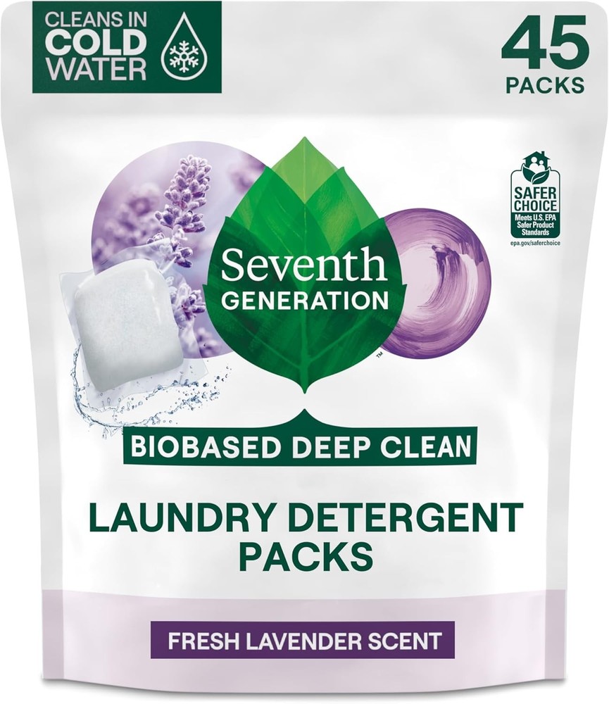 Seventh nerat Lavender Laundry Deternt Pas, Biobased Deep Clean
