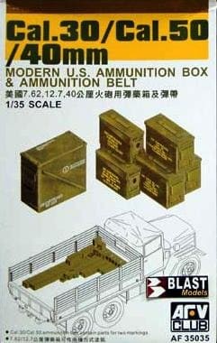 30cal/50cal Ammo Boxes 1:35