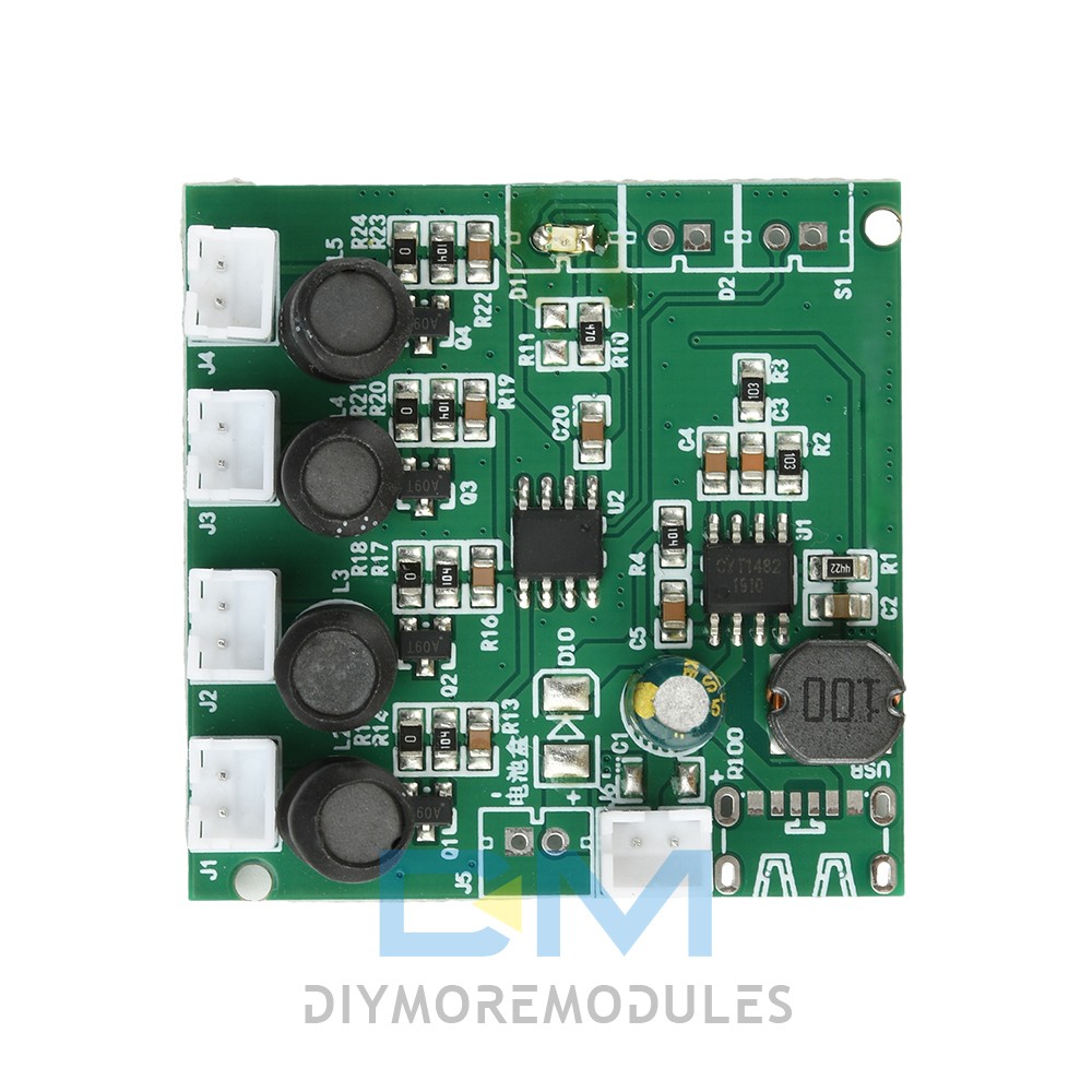 DC6-24V 4-Nozzle Spray Humidifier Atomization Module DIY Ultrasonic Atomizer Kit