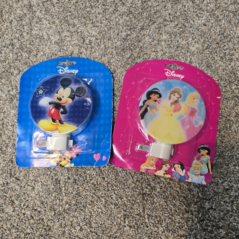 Disney Mickey Mouse And Princess Night Lights