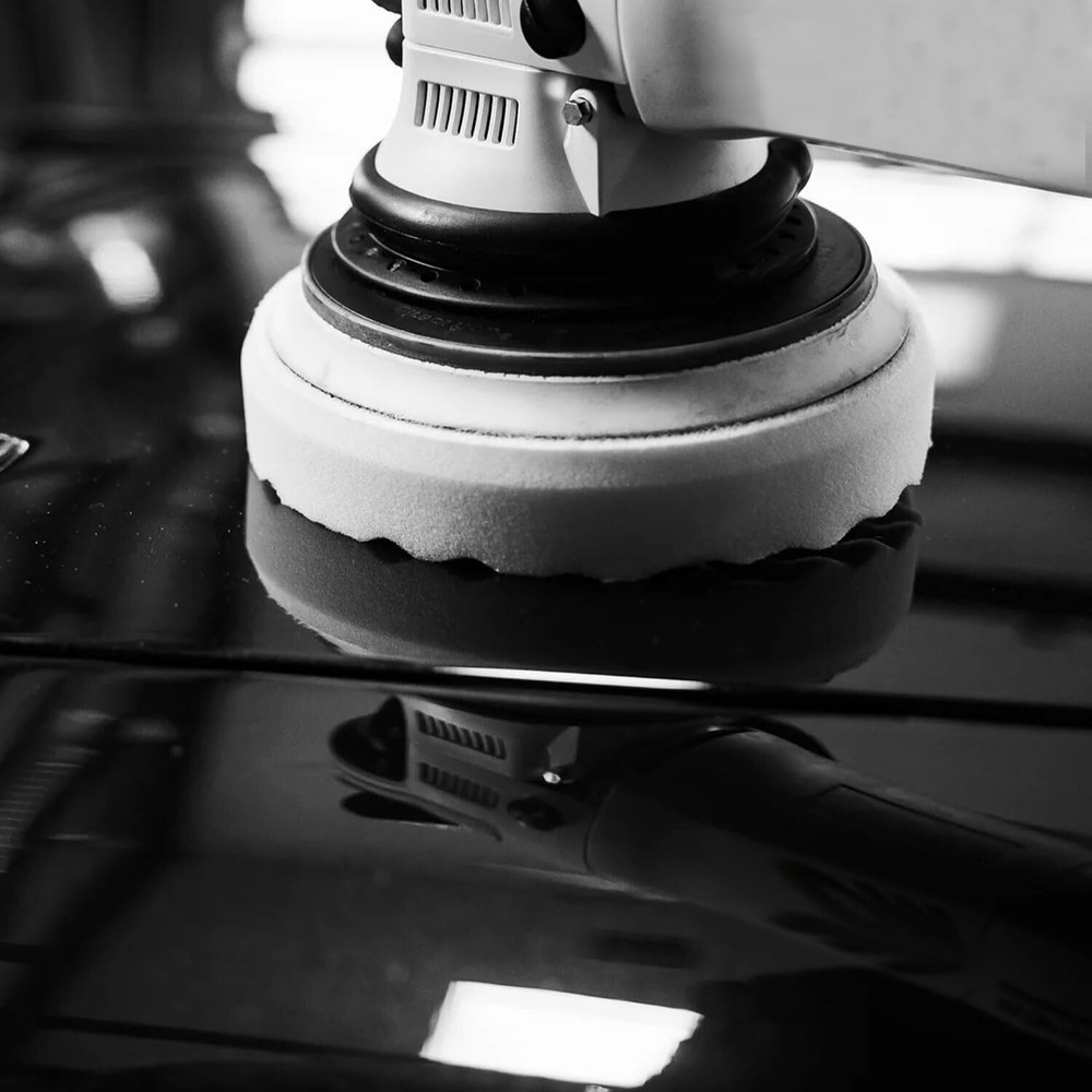 8 Inch Highest-performing Waffle Foam Pad Polishing Buffing Pad Hook & Loop 2PCS