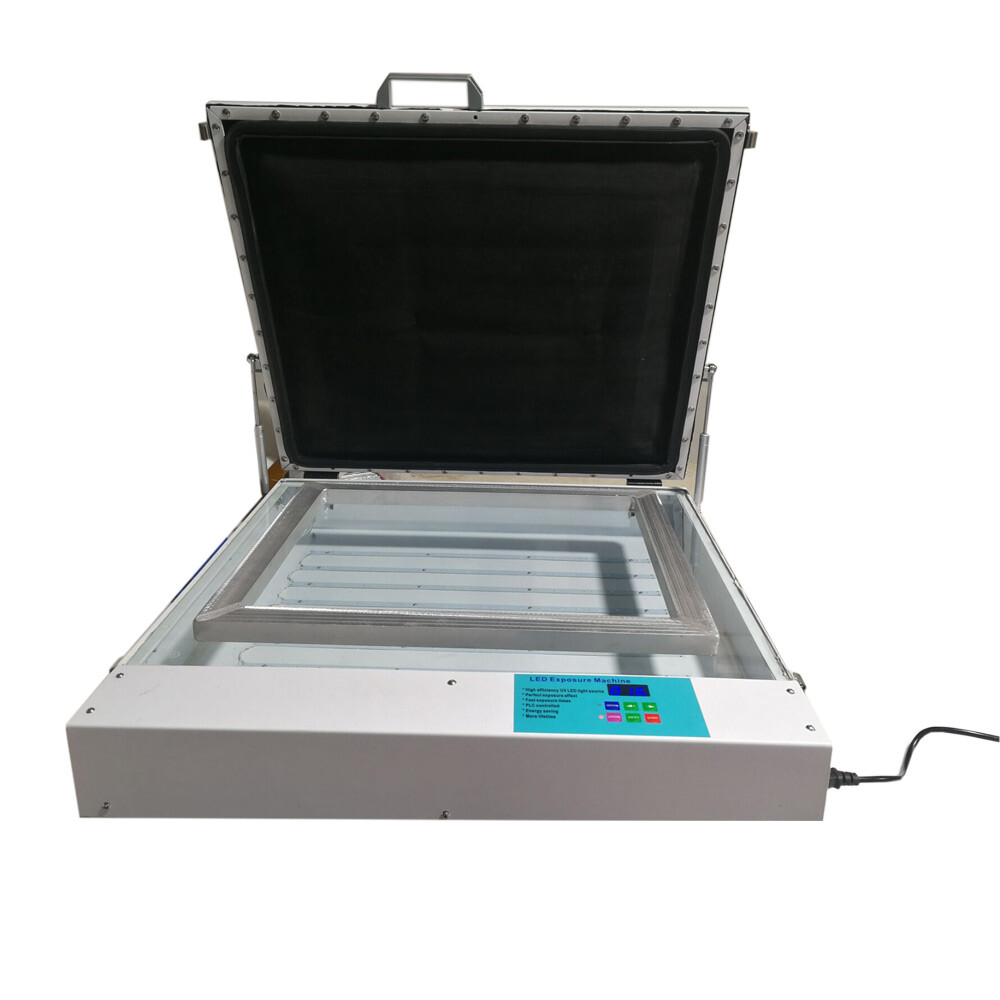 80W Tabletop Precise Screen Printing 20" x 24" Vacuum LED UV Exposure Unit