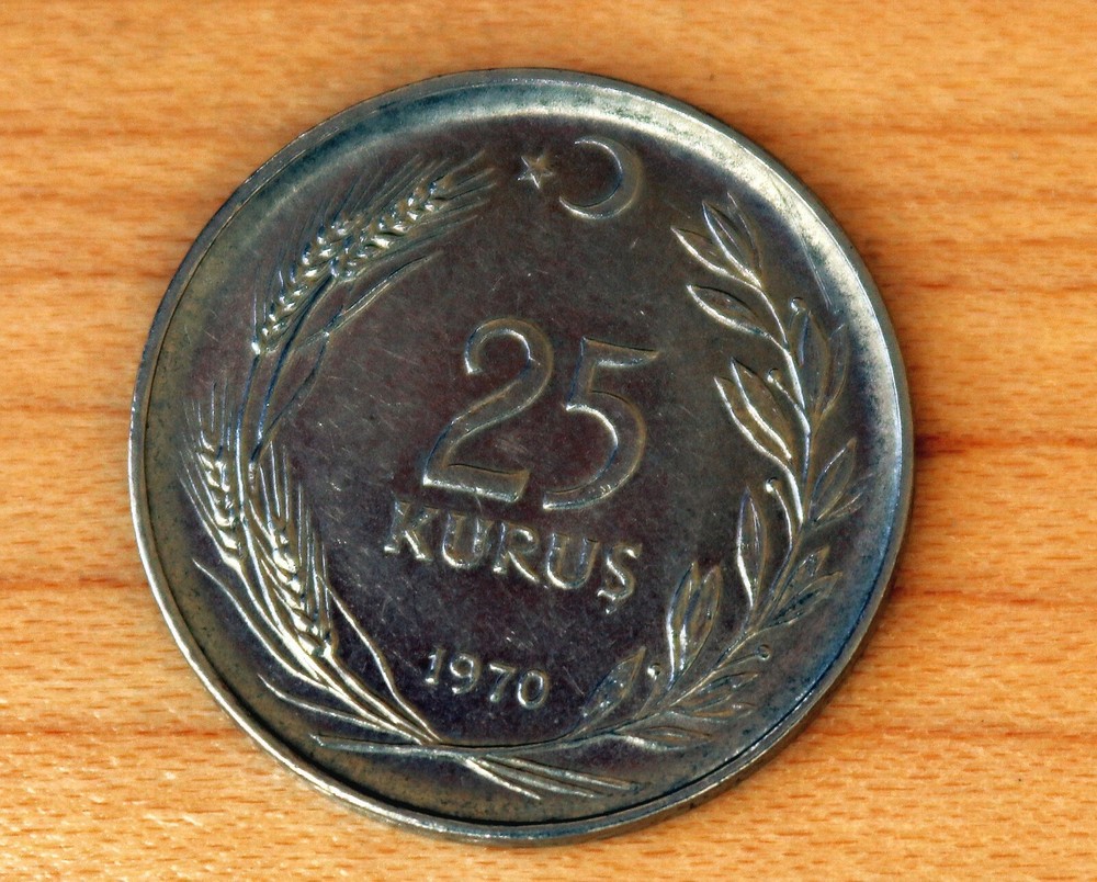 1970 Turkey 25 Kurus