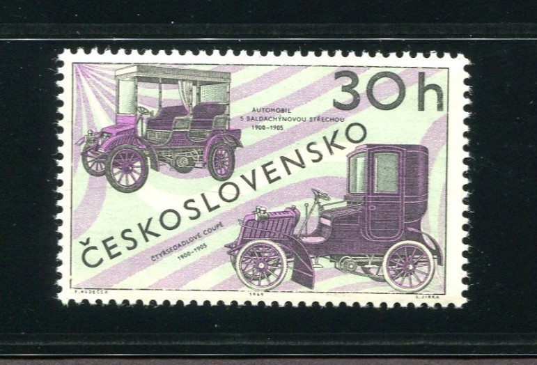 CZECHOSLOVAKIA SCOTT# 1616  MNH   AUTOMOBILE