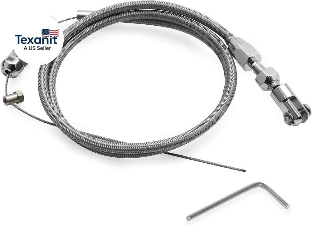 36-Inch LS Throttle Cable, Compatible with Chevrolet LS1 Engine 1997-2007, 4.8L