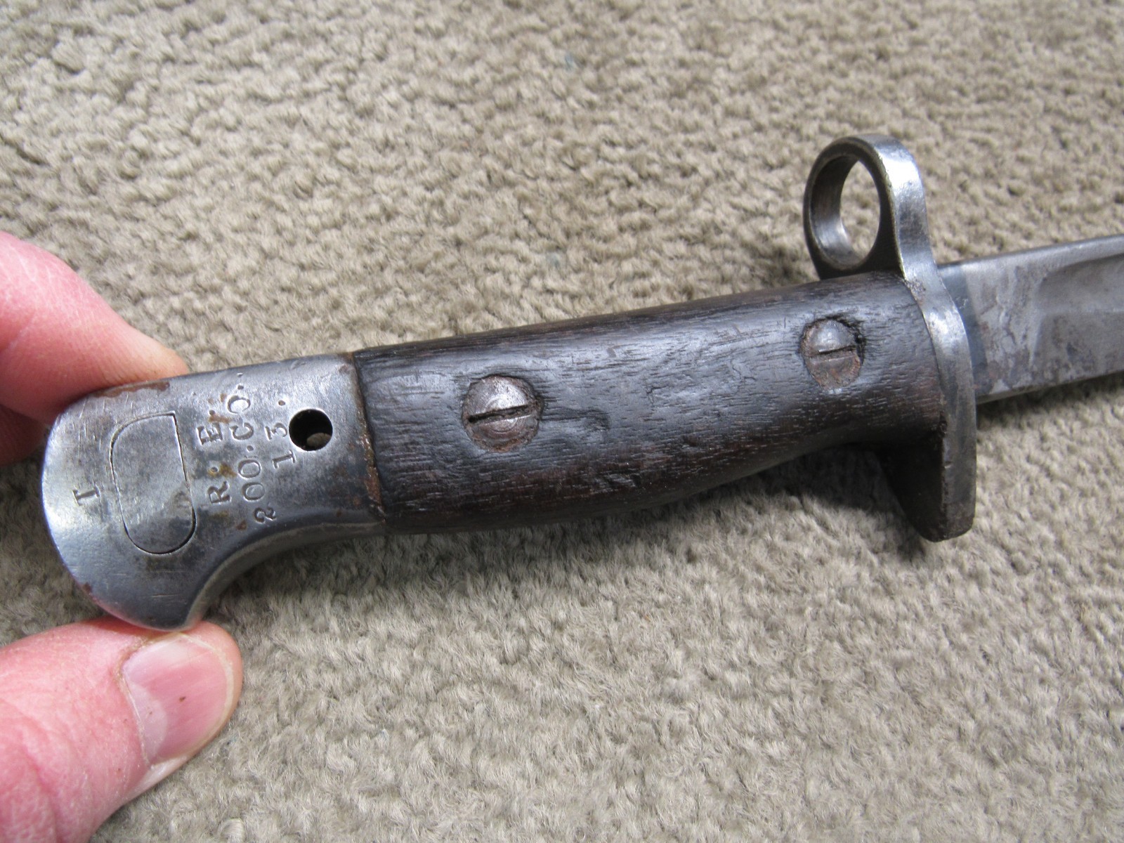 British WW1 P1907 Enfield Bayonet NO1 MK3 Wilkinson/ Pall Mall RUST SPOTS