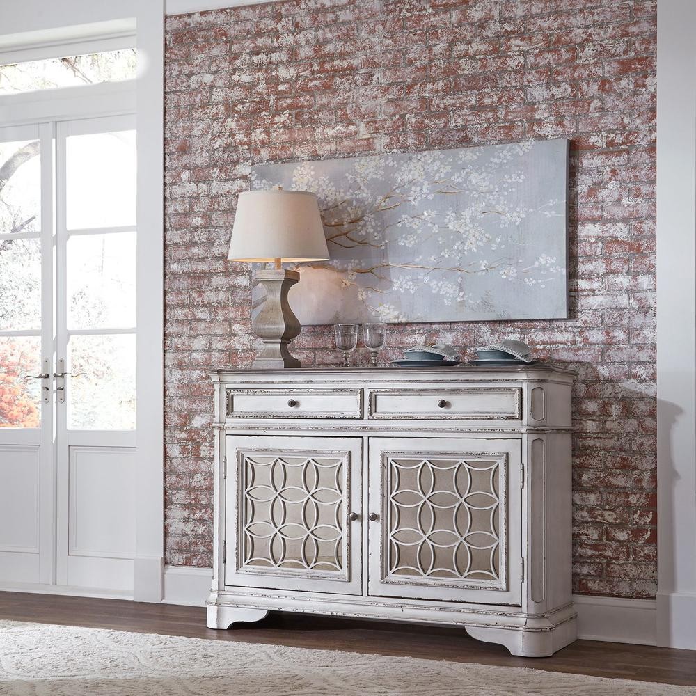 Magnolia Manor Buffet in Antique White