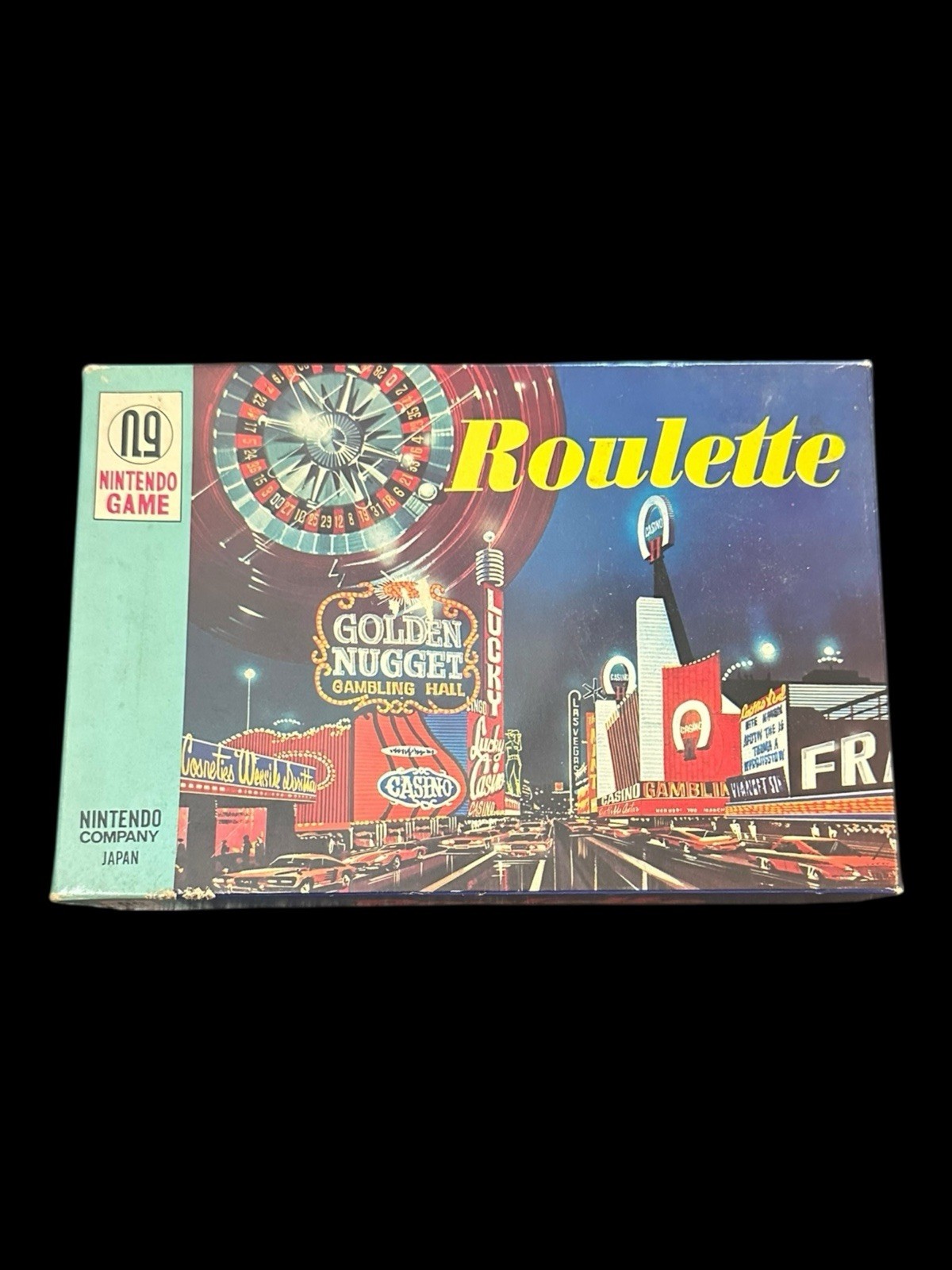 Vintage Nintendo Roulette Game Board Japan Box NES SUPER Nintendo Las Vegas Rare