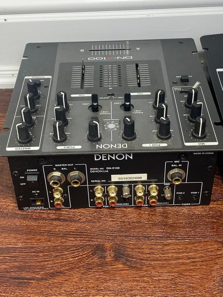 Denon DN-X120 / DN-X100 DJ Mixer Untested Powers On