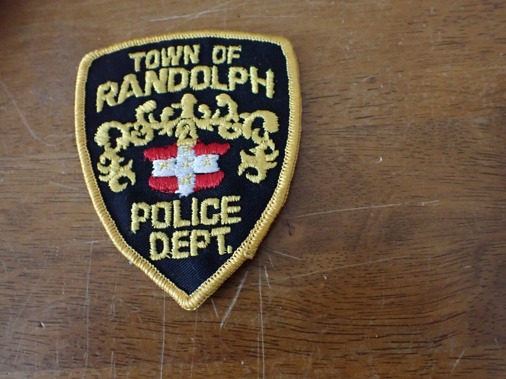 RANDOLPH    MASSACHUSETTS EARLY OBSOLETE VEST PATCH BX 14#15