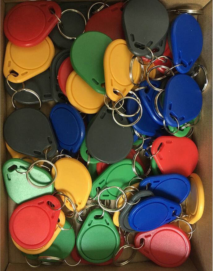 RFID 125KHz Writable Rewrite T5577 Keyfobs Proximity Access Tags 50 Pcs