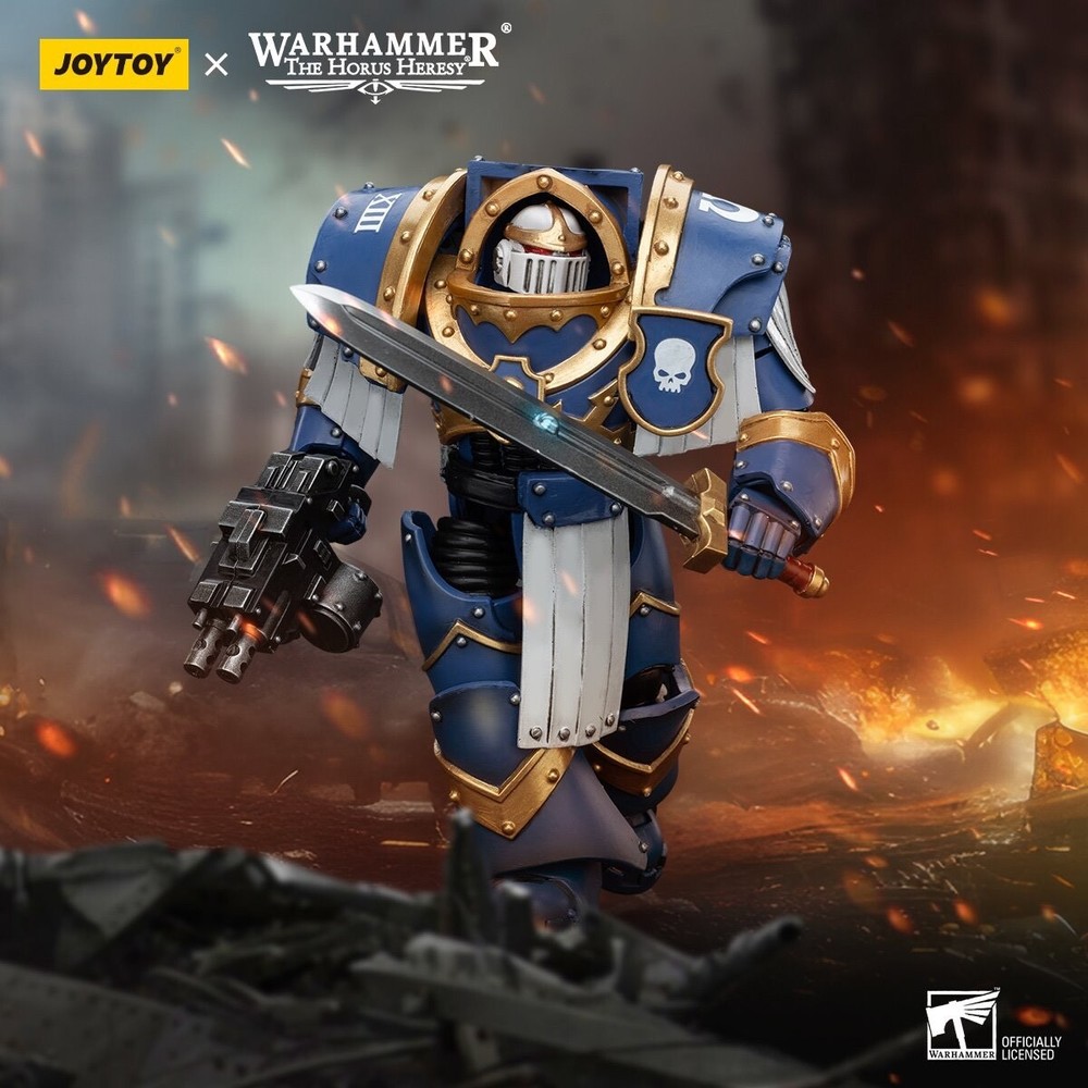 Joytoy Warhammer 40k Cataphractii Terminator Squad Sergeant Power Sword