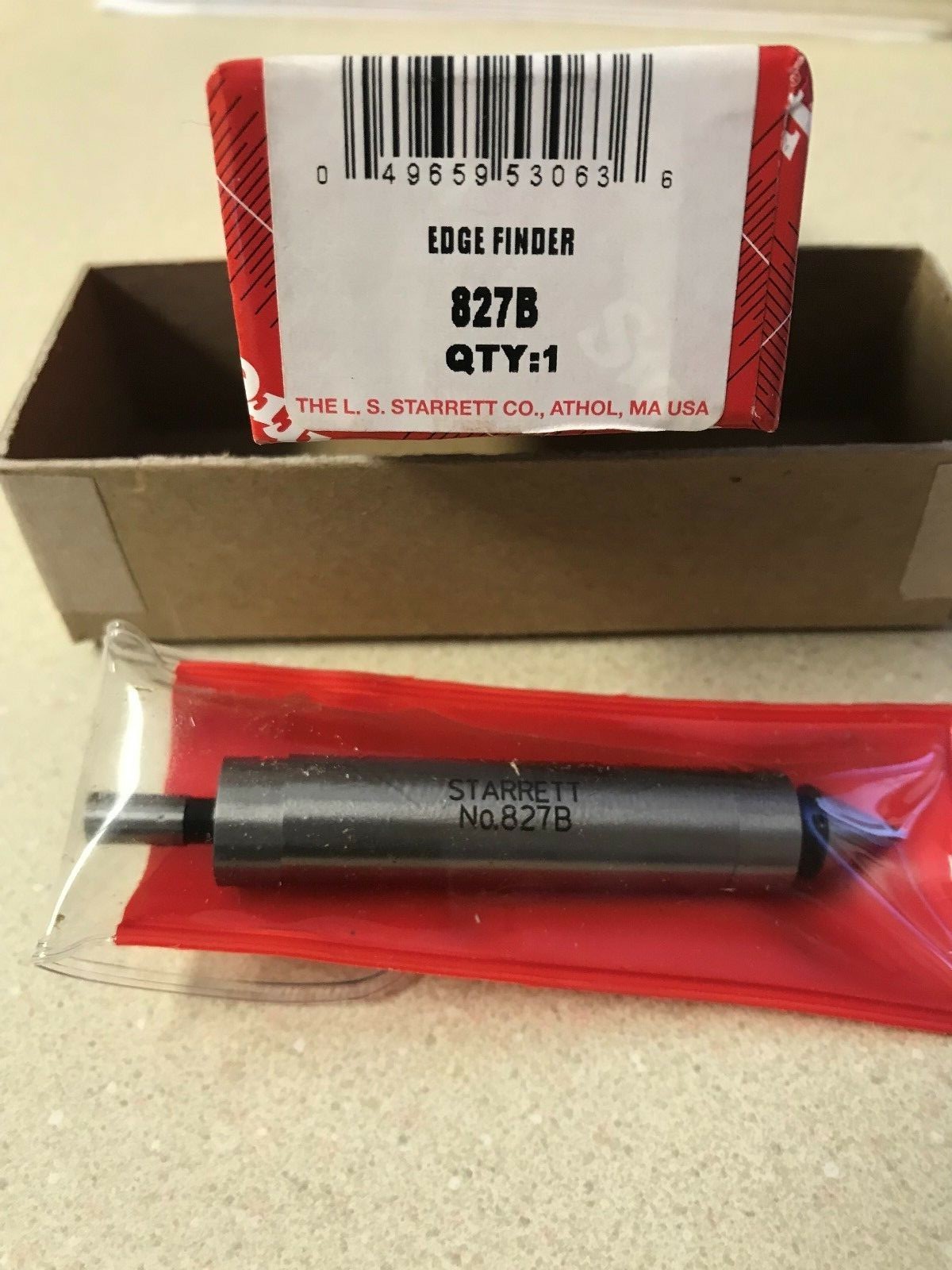 STARRETT 827B EDGE FINDER EDP #53063 - NEW IN BOX!