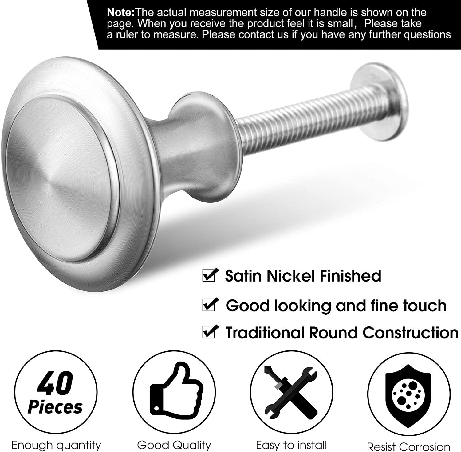 Lot Stainless Steel Door Knobs Cabinet Handles Cupboard Drawer Kitchen Pulls