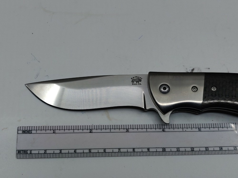 DB Fraley Torrent Flipper - custom knife EDC