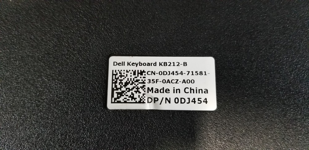 Dell Keyboard Model KB212-B