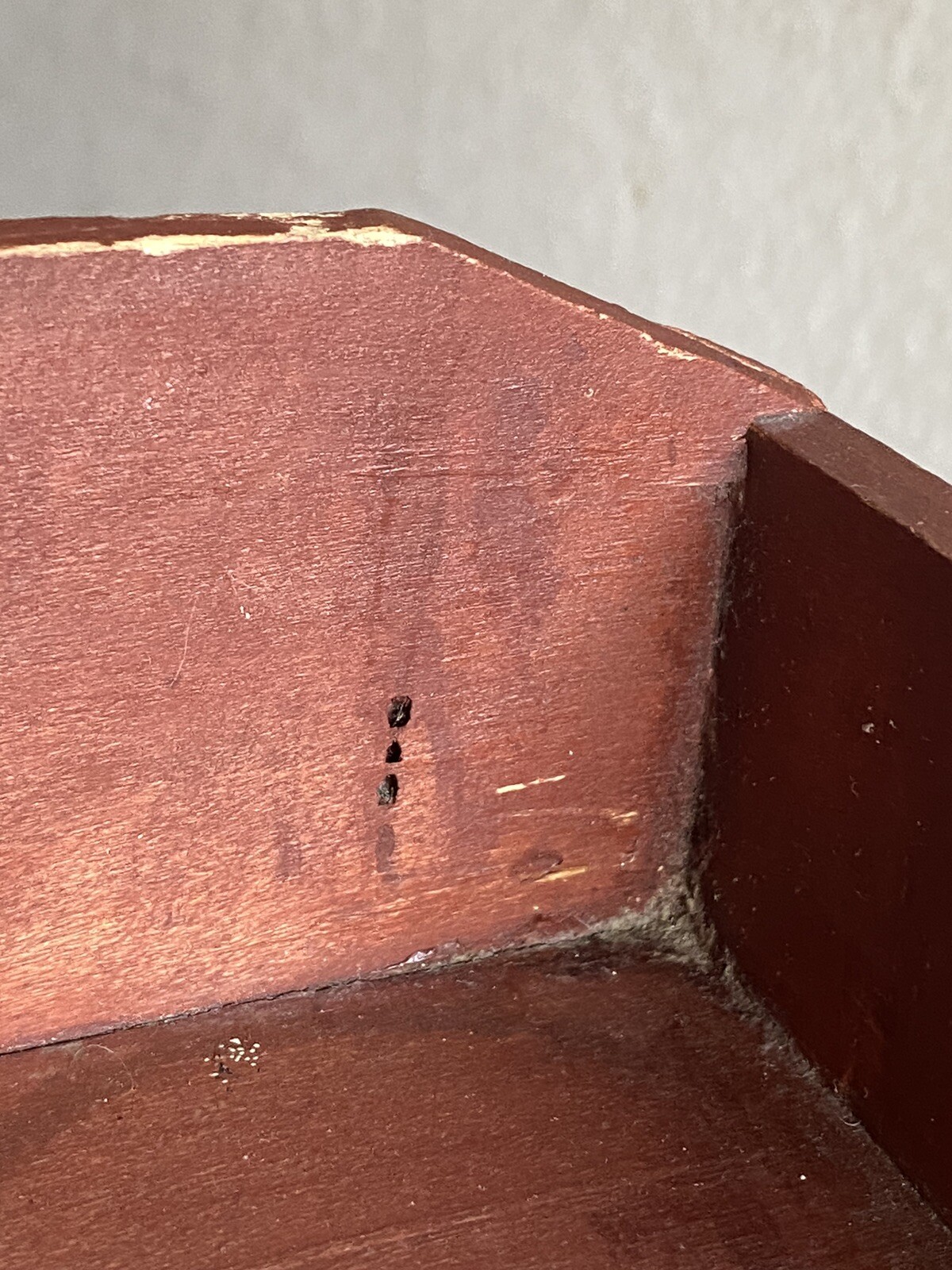 Antique Washstand w Birdseye Maple Drawer 19th Century Sheraton Style Classical