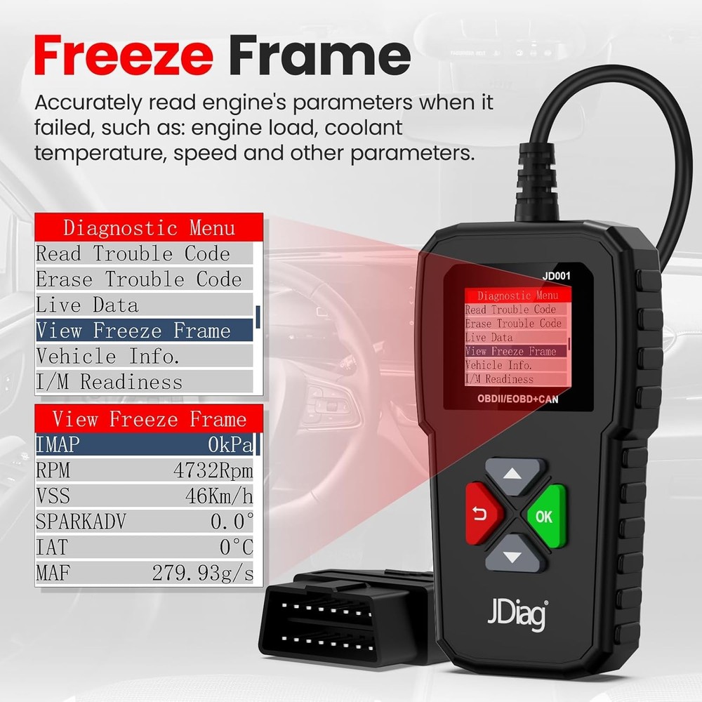 OBD2 Scanner Code Reader Diagnostic Tool For 15-20 Ford F-150 Edge Mustang